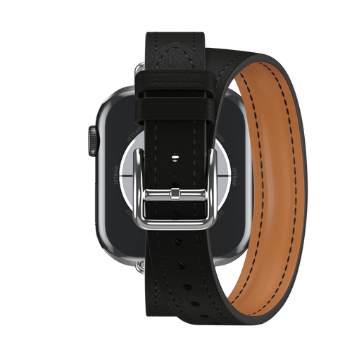 Noir Attelage Double Tour for Apple Watch iSTRAP