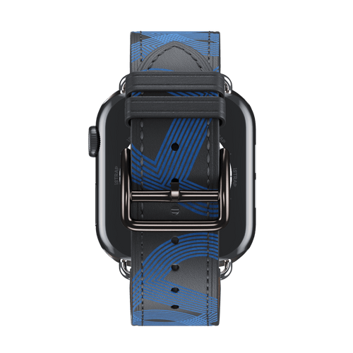 Noir/Bleu Électrique Single Tour for Apple Watch