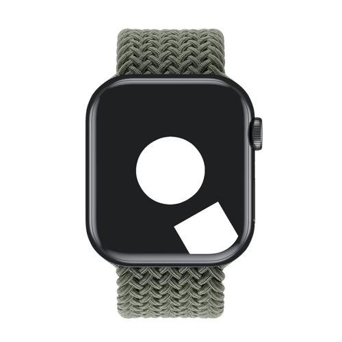 Olive Braided Solo Loop for Apple Watch iSTRAP