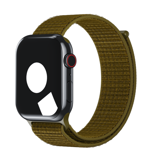 Olive Flak Sport Loop for Apple Watch