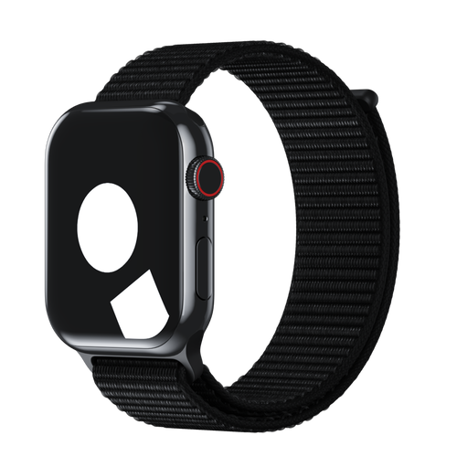 Pure Black Sport Loop for Apple Watch