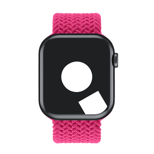 Raspberry Braided Solo Loop for Apple Watch