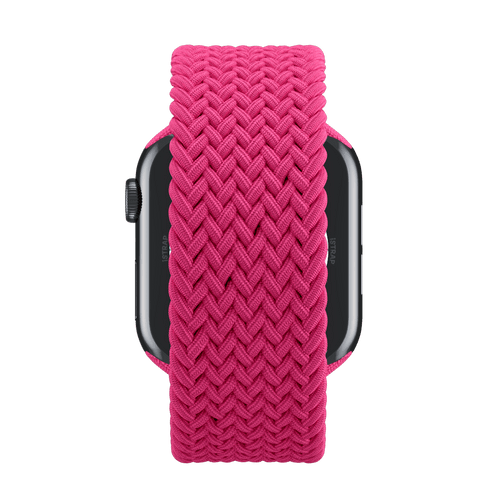 Raspberry Braided Solo Loop for Apple Watch