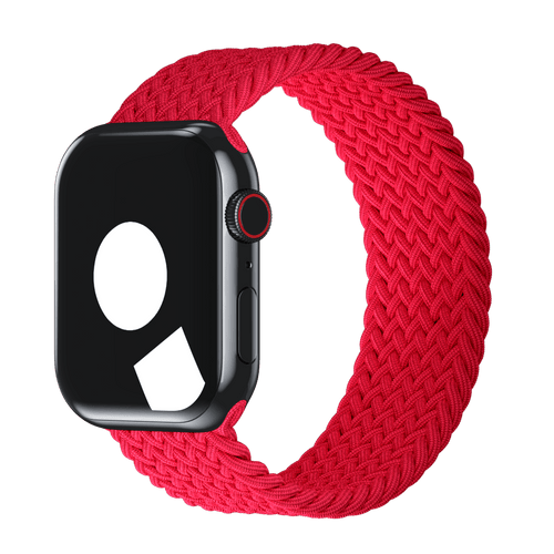 Red 1st Gen Braided Solo Loop for Apple Watch iSTRAP