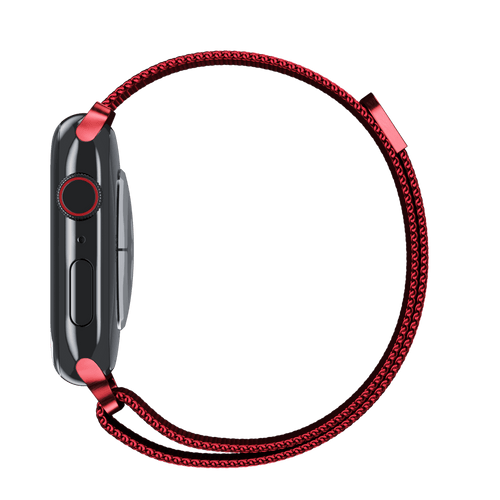 Red Milanese Loop for Apple Watch iSTRAP