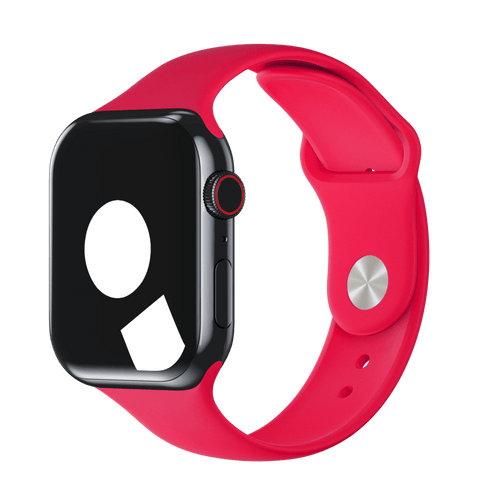 Rose Red Sport Band for Apple Watch