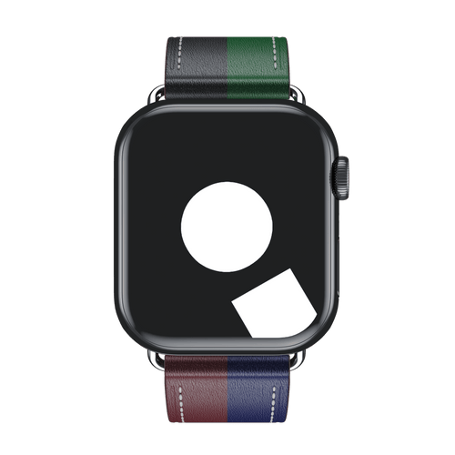 Rouge H/Bleu Saphir Single Tour for Apple Watch iSTRAP