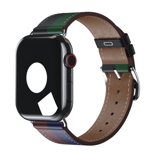 Rouge H/Bleu Saphir Single Tour for Apple Watch iSTRAP