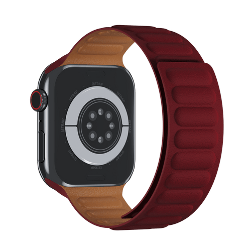 Ruby Leather Link for Apple Watch iSTRAP