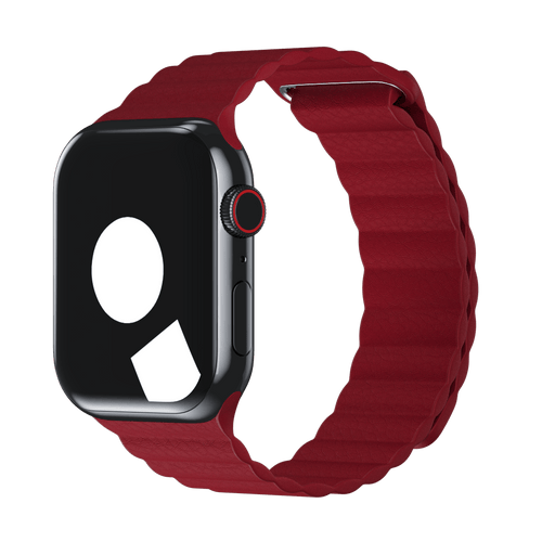 Ruby Leather Loop for Apple Watch