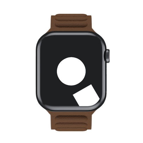 Saddle Brown Leather Link for Apple Watch