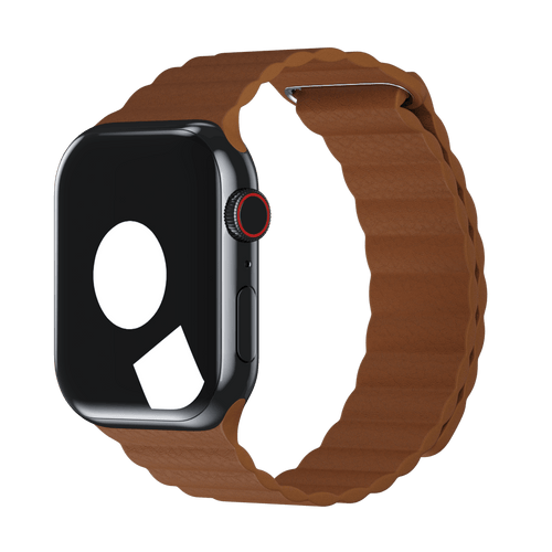 Saddle Brown Leather Loop for Apple Watch iSTRAP