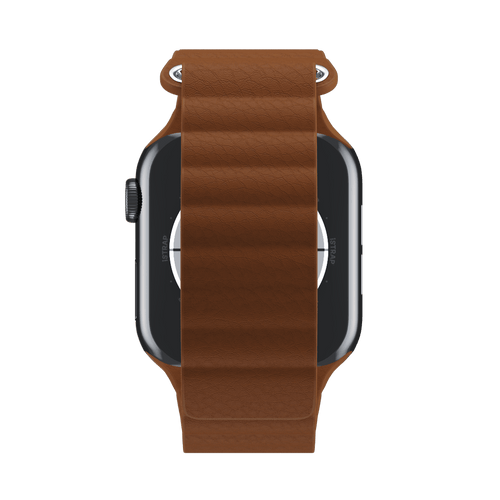 Saddle Brown Leather Loop for Apple Watch