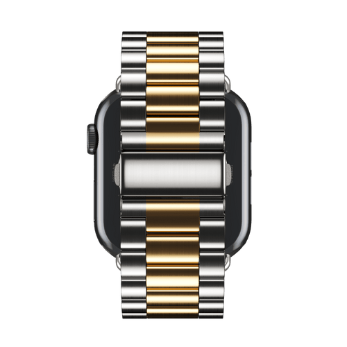 Silver/Gold Tri-Link Bracelet for Apple Watch iSTRAP