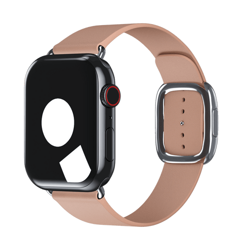 Soft Pink Modern Buckle Band Strap for Apple Watch iSTRAP
