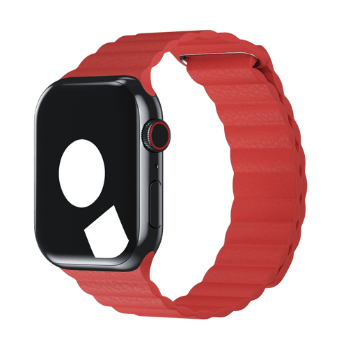 Sunset Leather Loop for Apple Watch