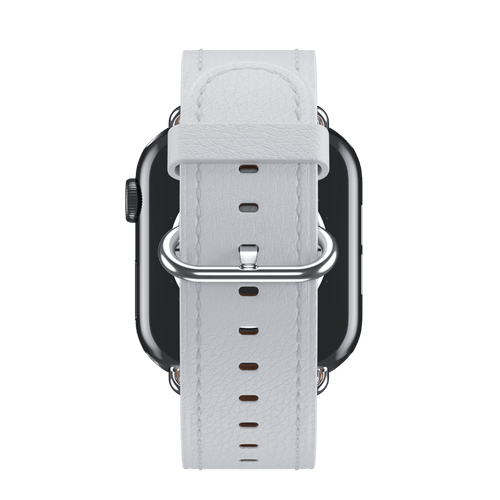 White Classic Buckle for Apple Watch iSTRAP