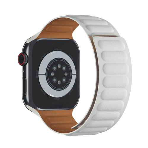 White Leather Link for Apple Watch iSTRAP