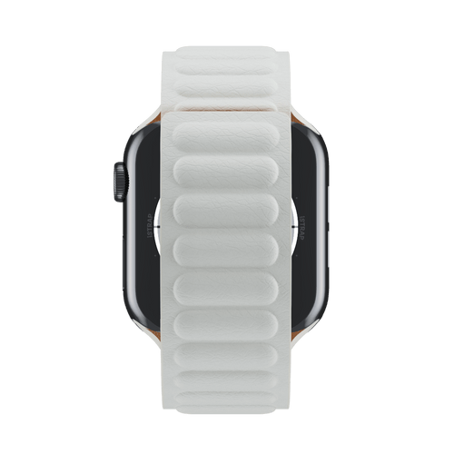 White Leather Link for Apple Watch iSTRAP