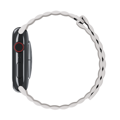 White Leather Loop for Apple Watch iSTRAP