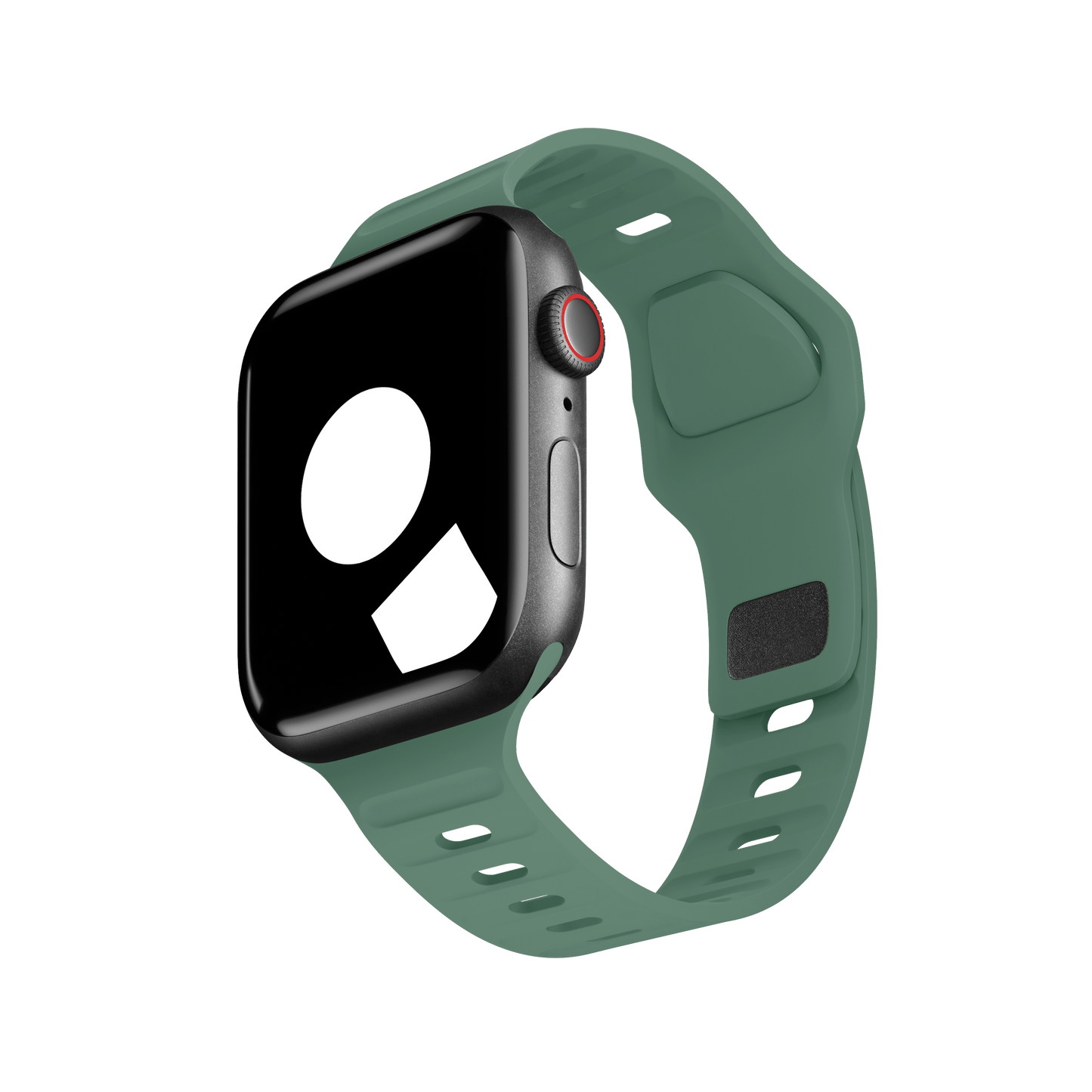 Pine Green Sport Band Groove for Apple Watch