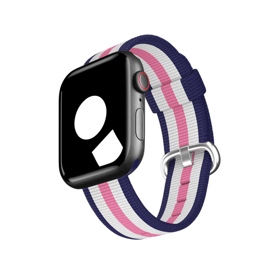 Pink Crush Woven Nylon for Apple Watch