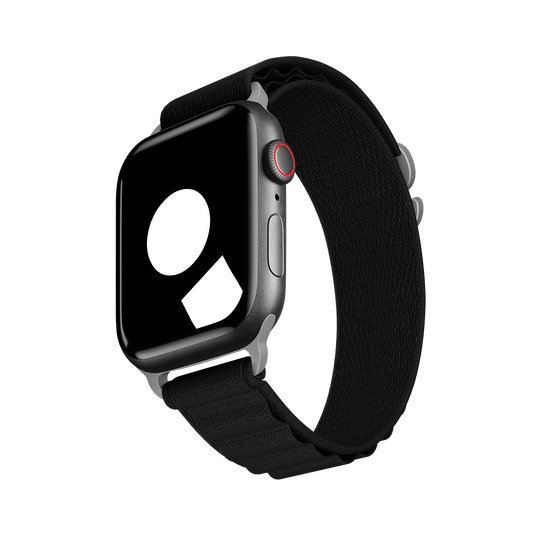 Black Alpine Loop for Apple Watch