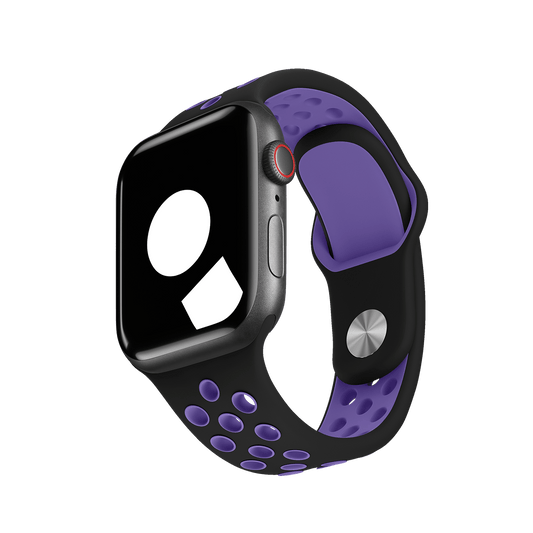 Black/Hyper Grape Sport Band Active for Apple Watch
