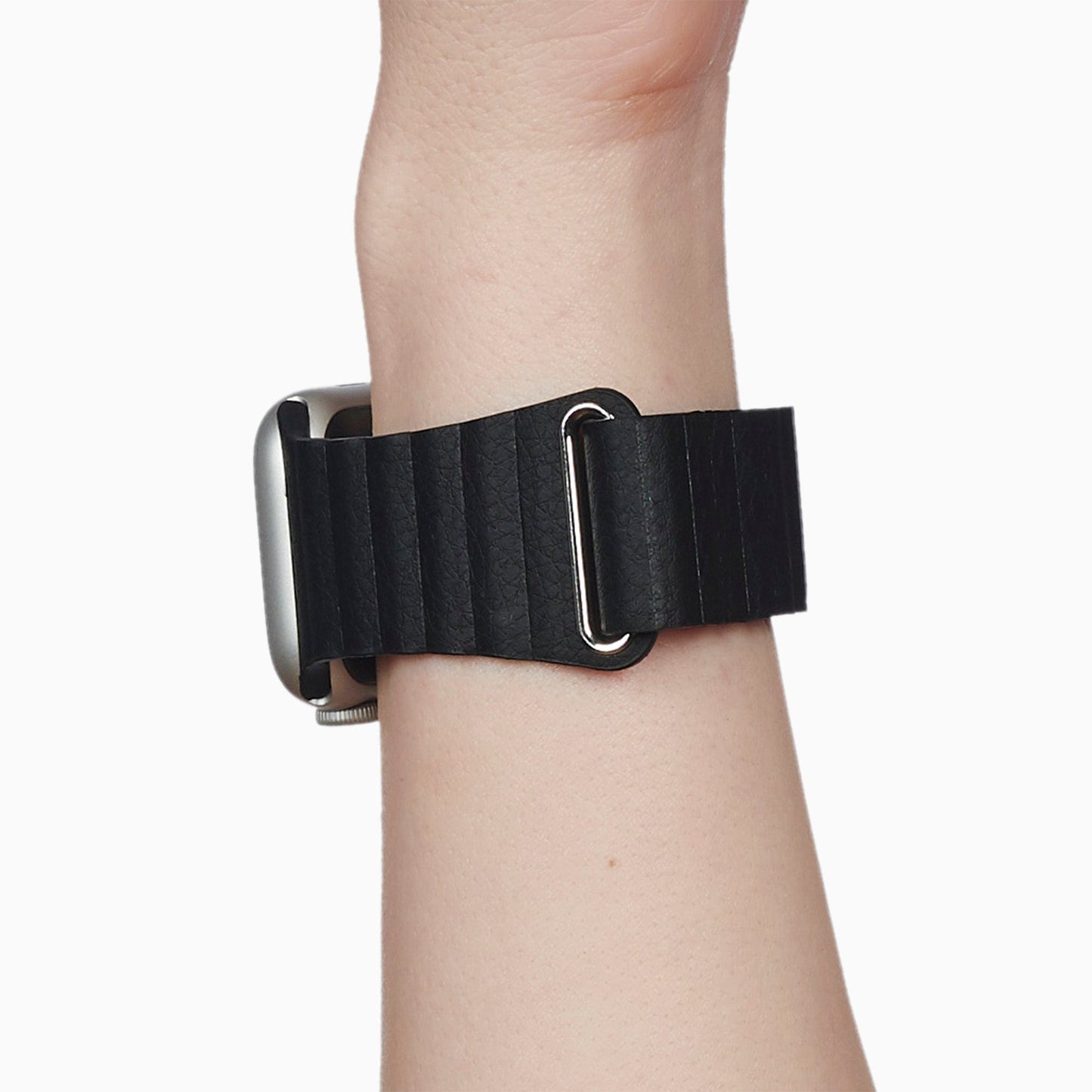 Black Leather Loop for Apple Watch