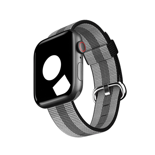 Berry Stripe Woven Nylon Band Strap for Apple Watch iSTRAP
