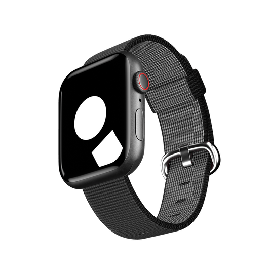 Black Woven Nylon for Apple Watch