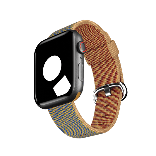 Gold/Royal Blue Woven Nylon for Apple Watch