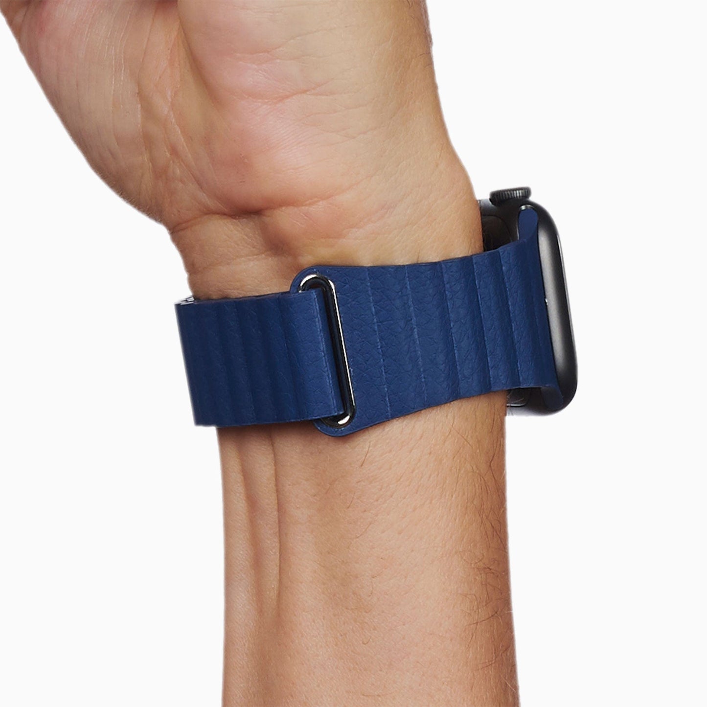 Midnight Blue Leather Loop for Apple Watch