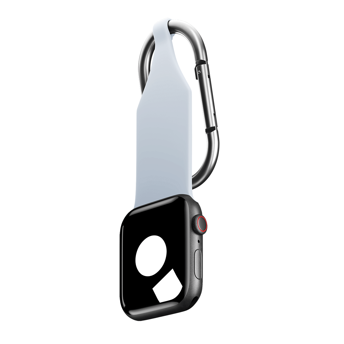 Mist Blue Carabiner Fob for Apple Watch