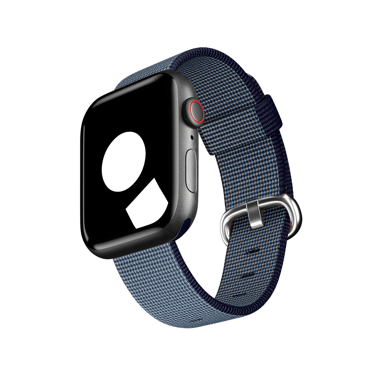 Navy/Tahoe Blue Woven Nylon for Apple Watch