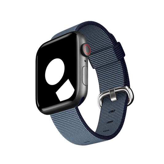 Navy/Tahoe Blue Woven Nylon for Apple Watch