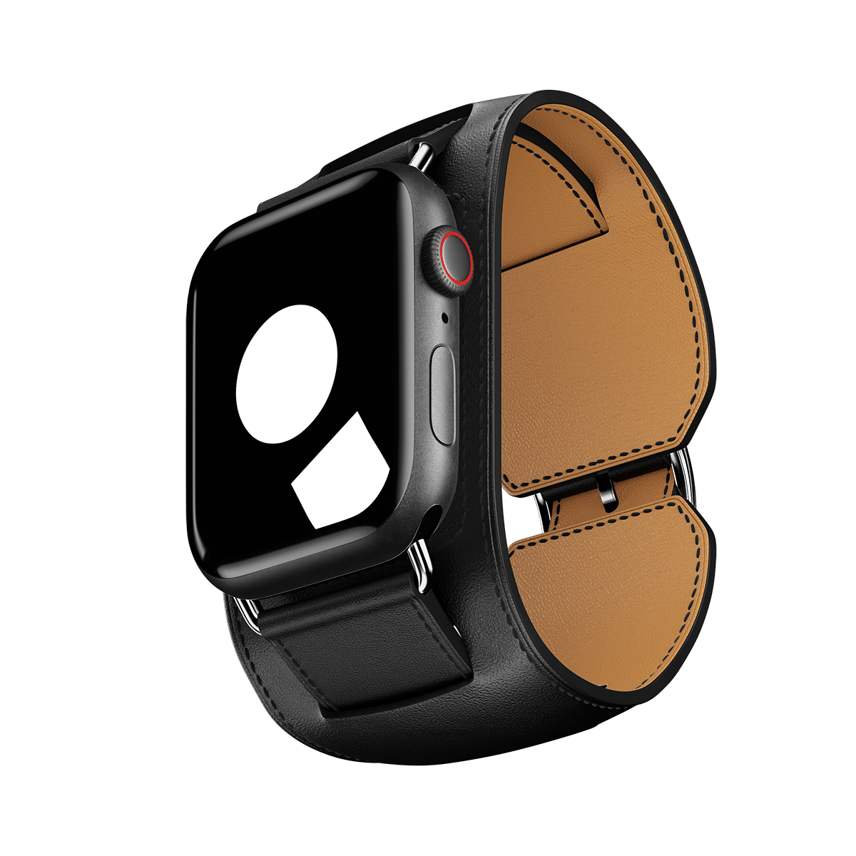 Noir Leather Cuff for Apple Watch