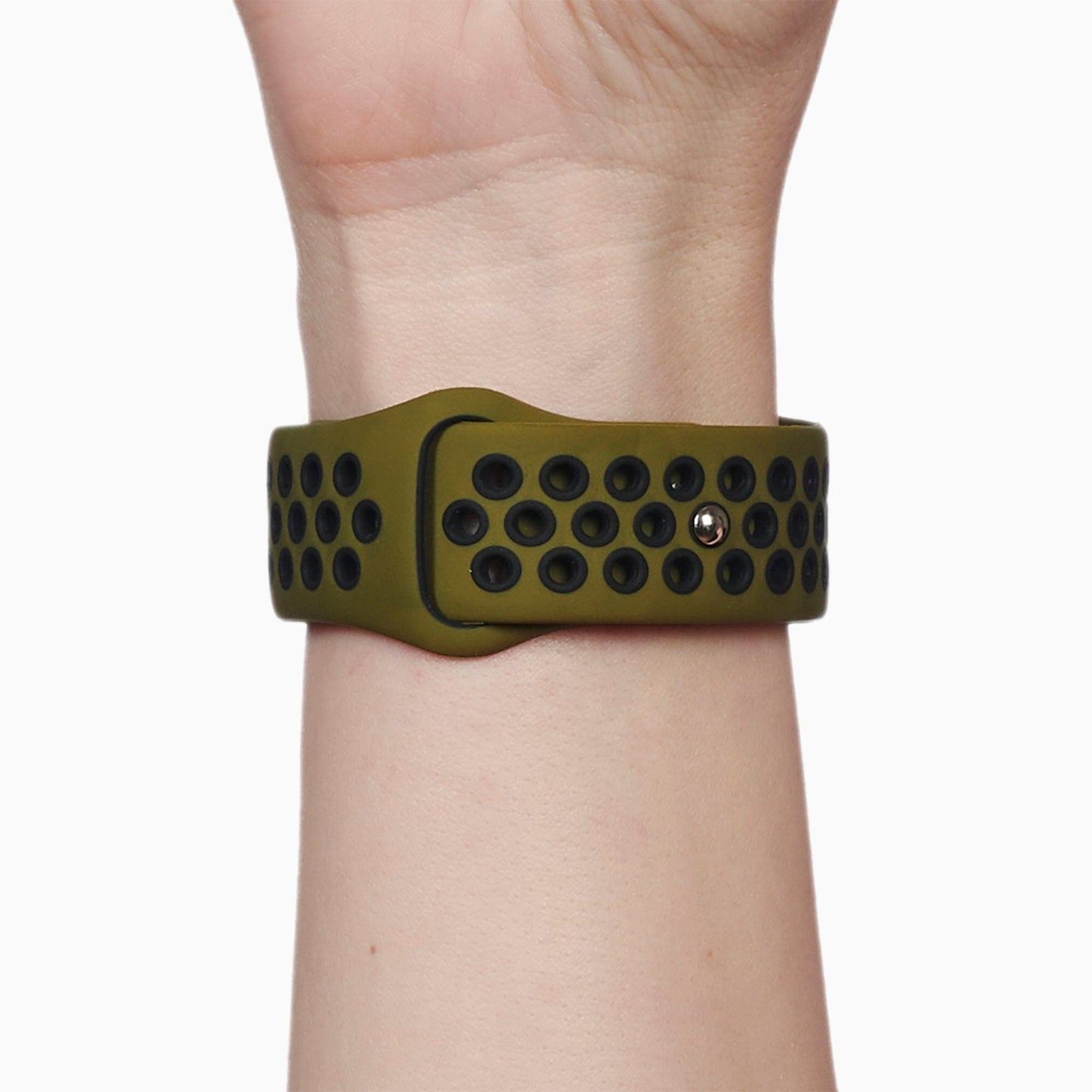 Olive Flak/Black Sport Band Active for Apple Watch