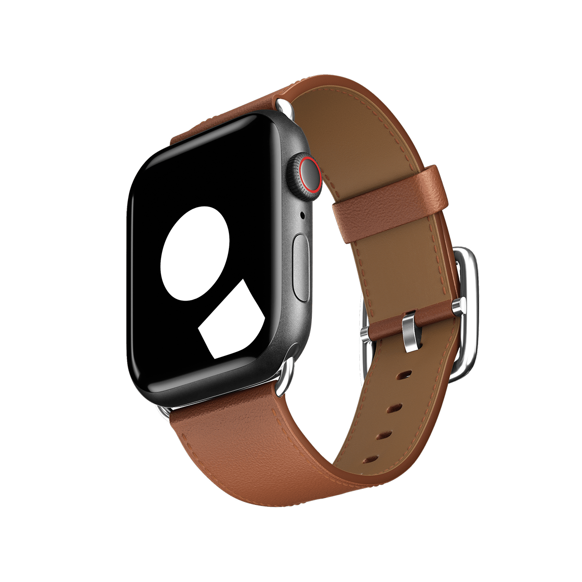 Saddle Brown Contemporary Buckle for Apple Watch