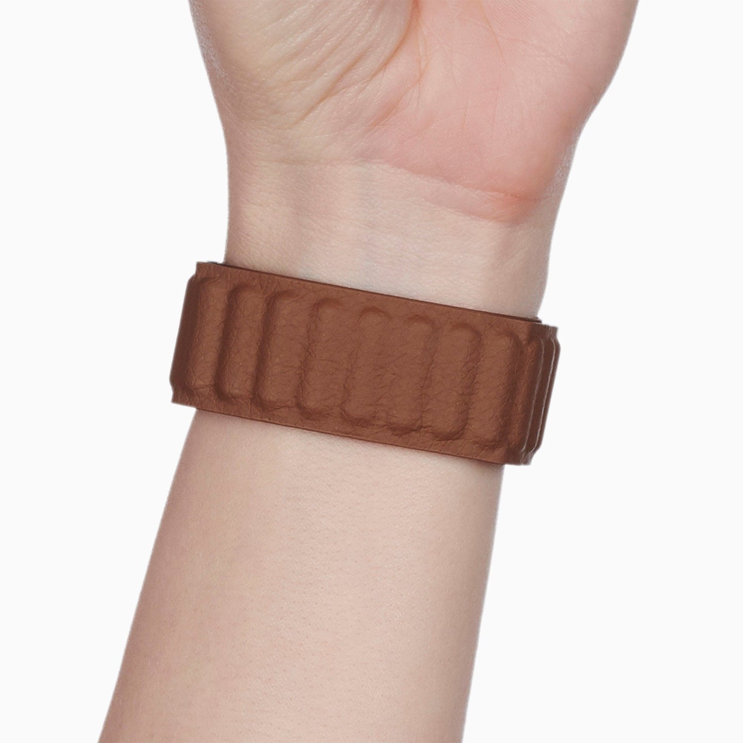 Saddle Brown Leather Link for Apple Watch