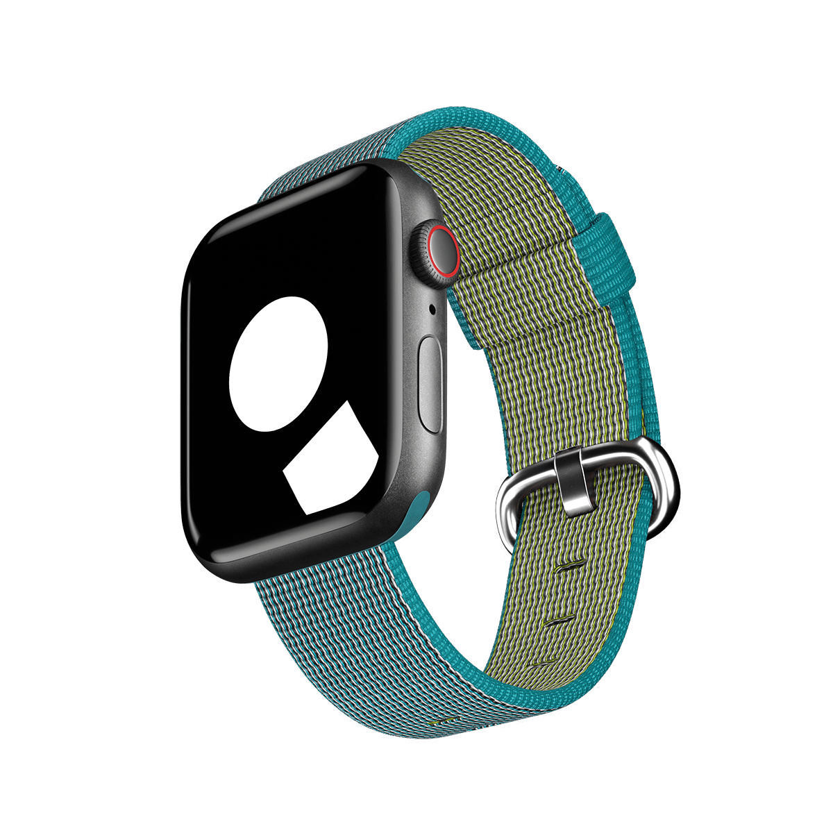 Scuba Blue Woven Nylon for Apple Watch