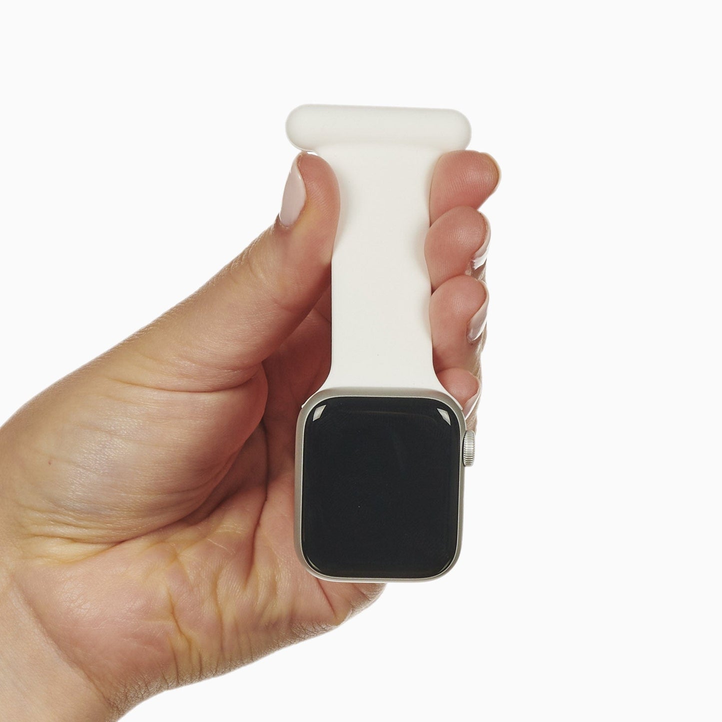 White Pin Fob for Apple Watch