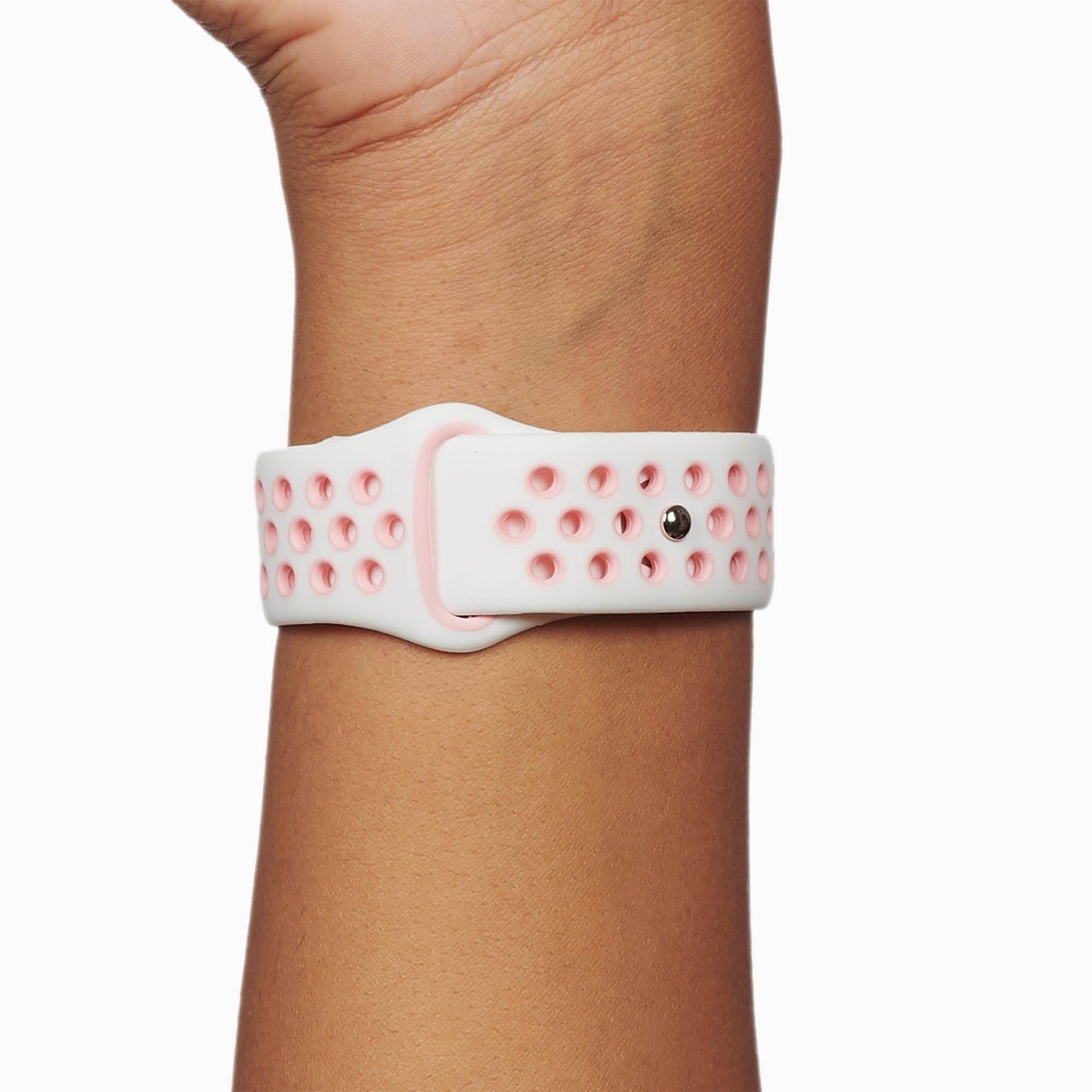 White/Pink Sport Band Active for Apple Watch